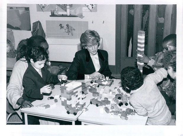 22 JANUARY 1987 Princess Diana Visits The Dr Barnado’s St John’s Day Care Centre In Brixton South London
